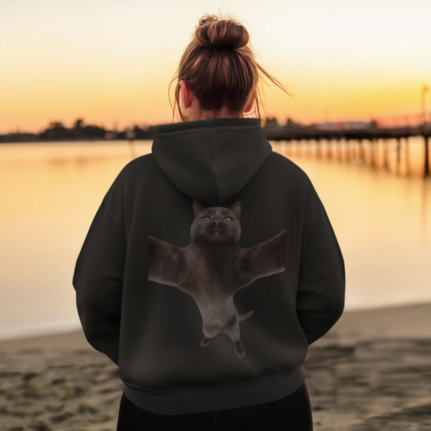 black cat lover Hoodie