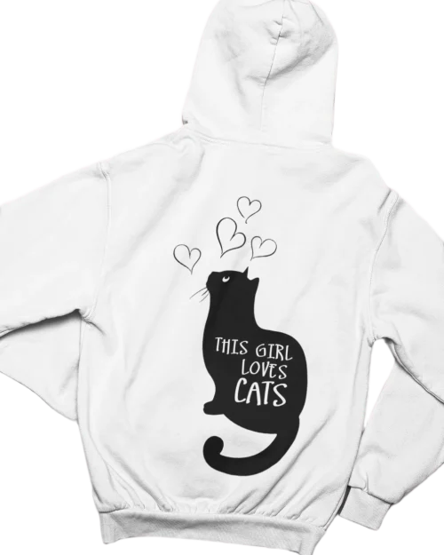 black cat lover Hoodie