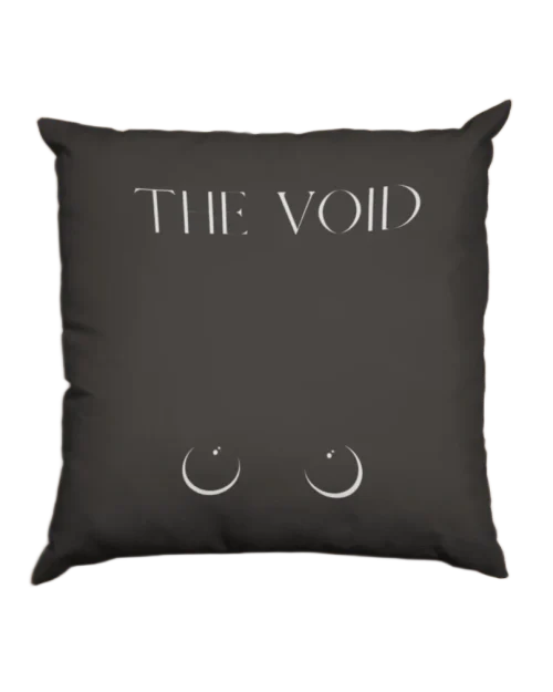 black Void Cat Pillowcase for black cat lovers