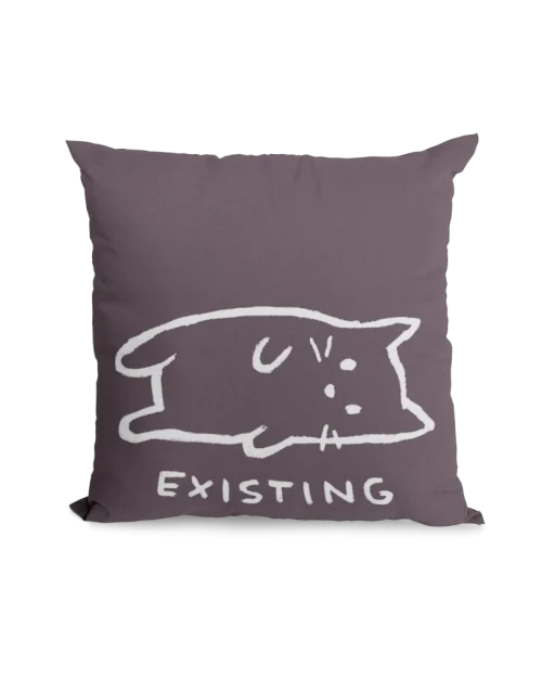 Void Cat Pillowcase for black cat lovers existing