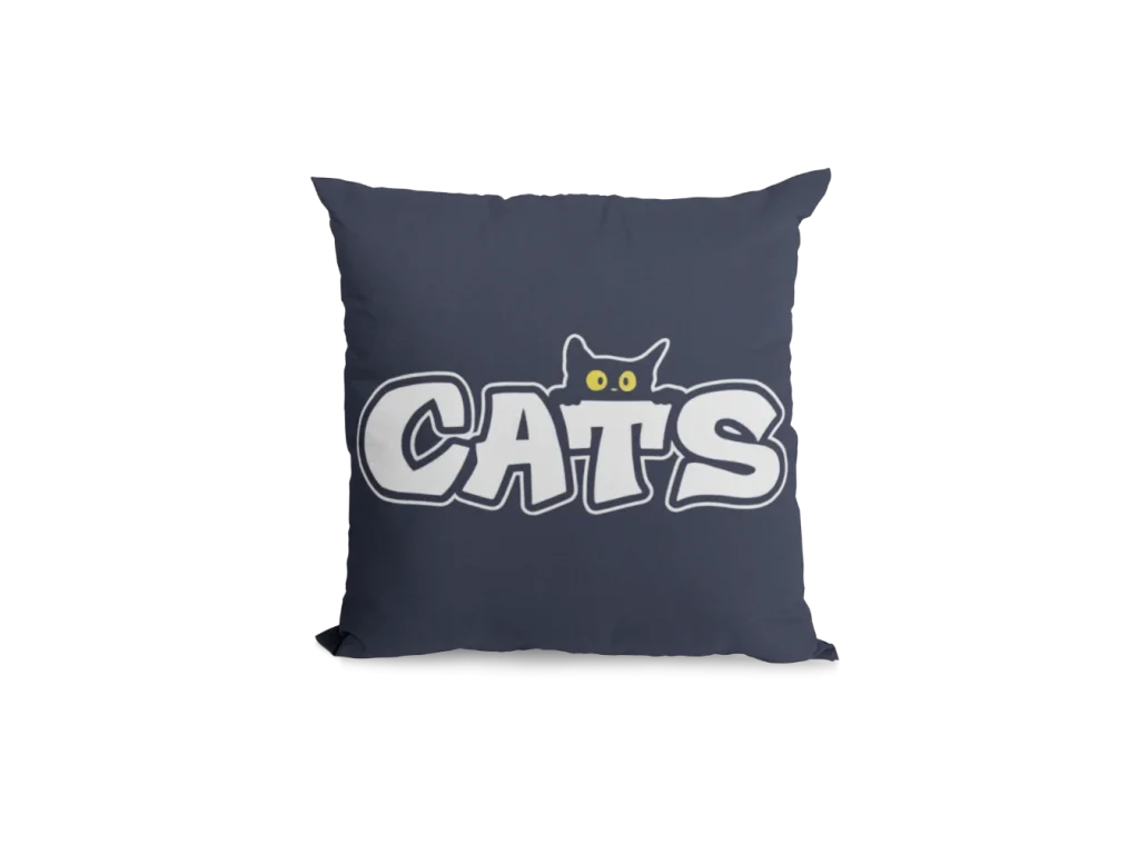 Void Cat Pillowcase for black cat lovers