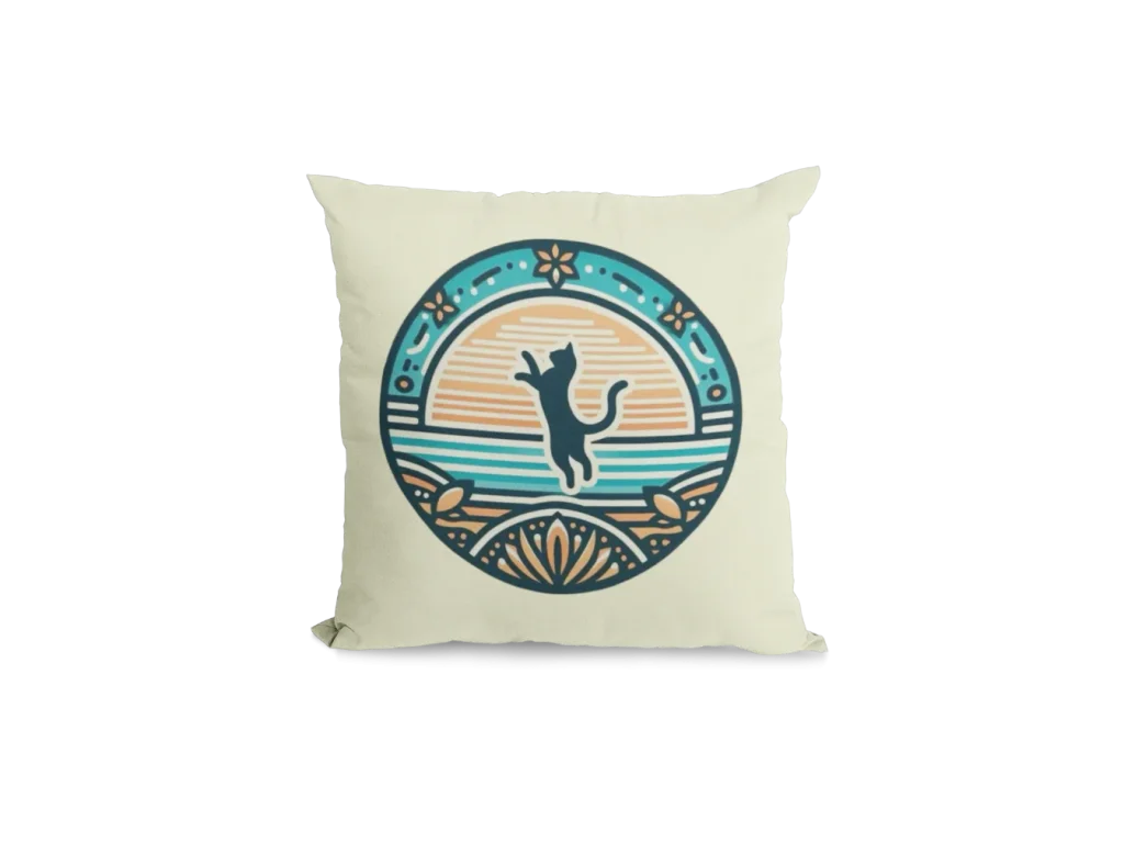 Void Cat Pillowcase for black cat lovers