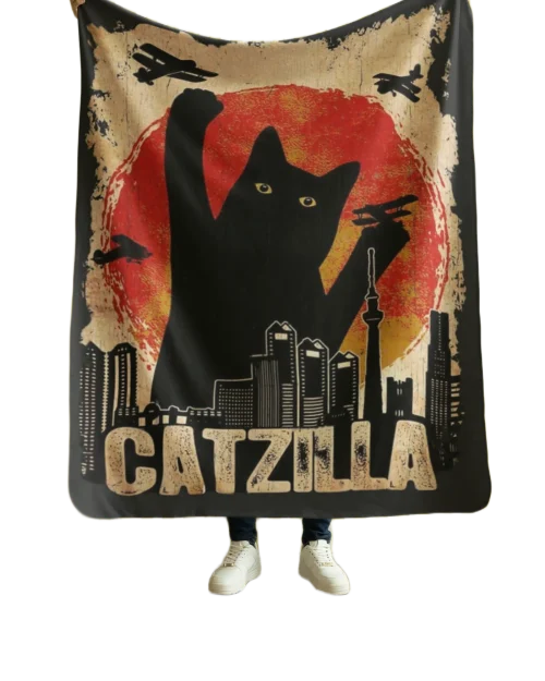 Void Cat Catzilla Blanket #1
