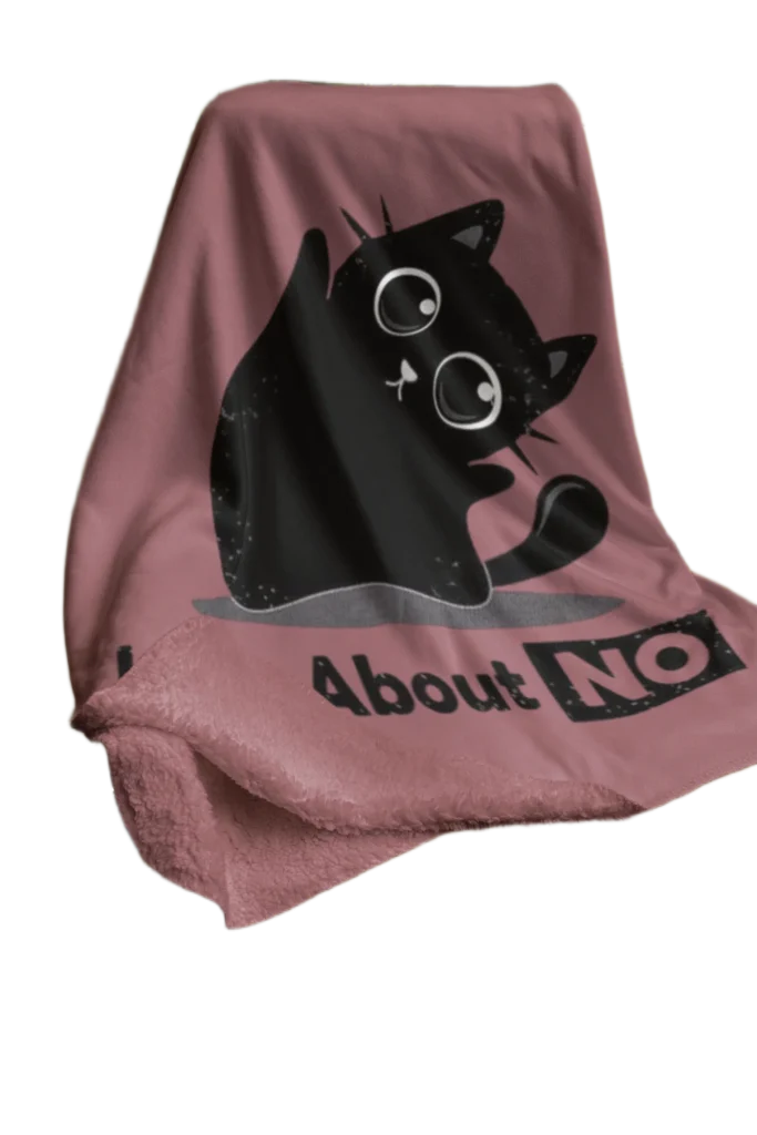 how about no black cat lover blanket