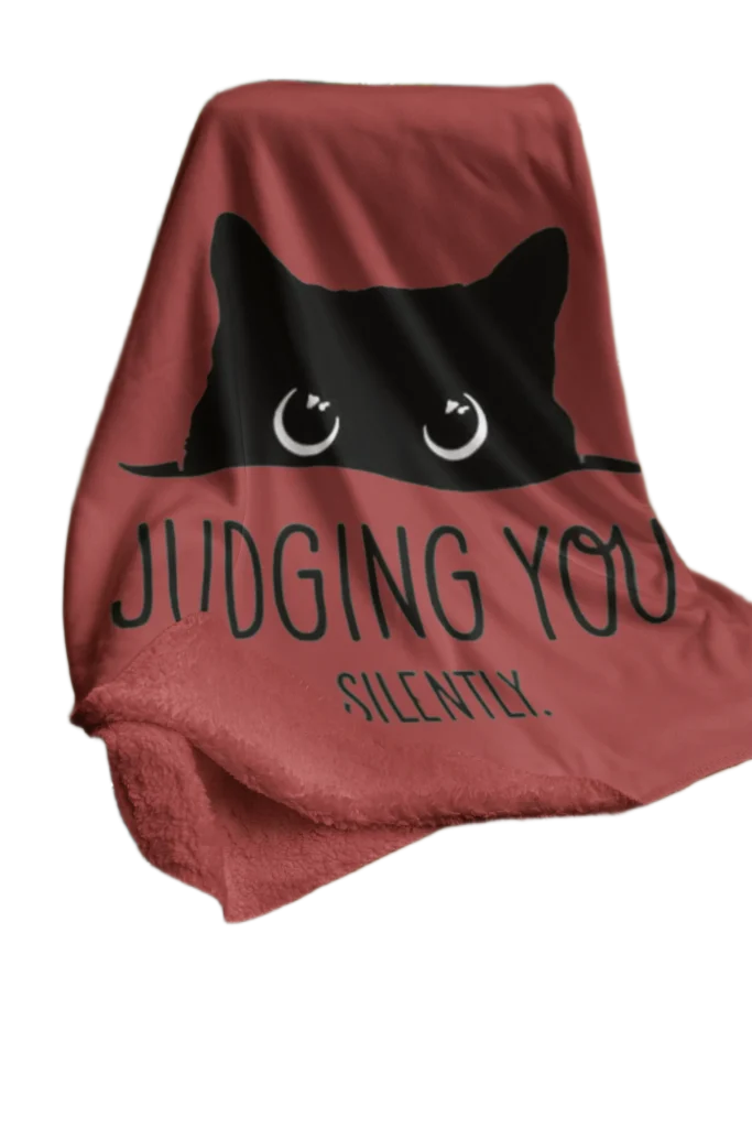 judging you silently black at blanket