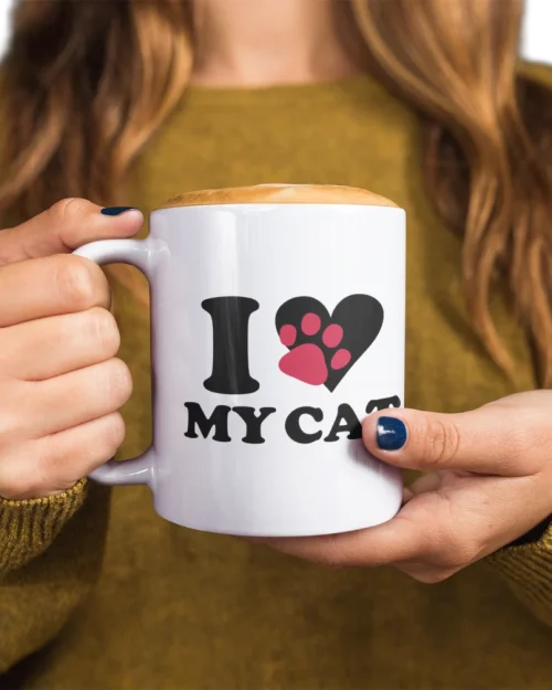 I❤️My Cats Void Cat Mug #11