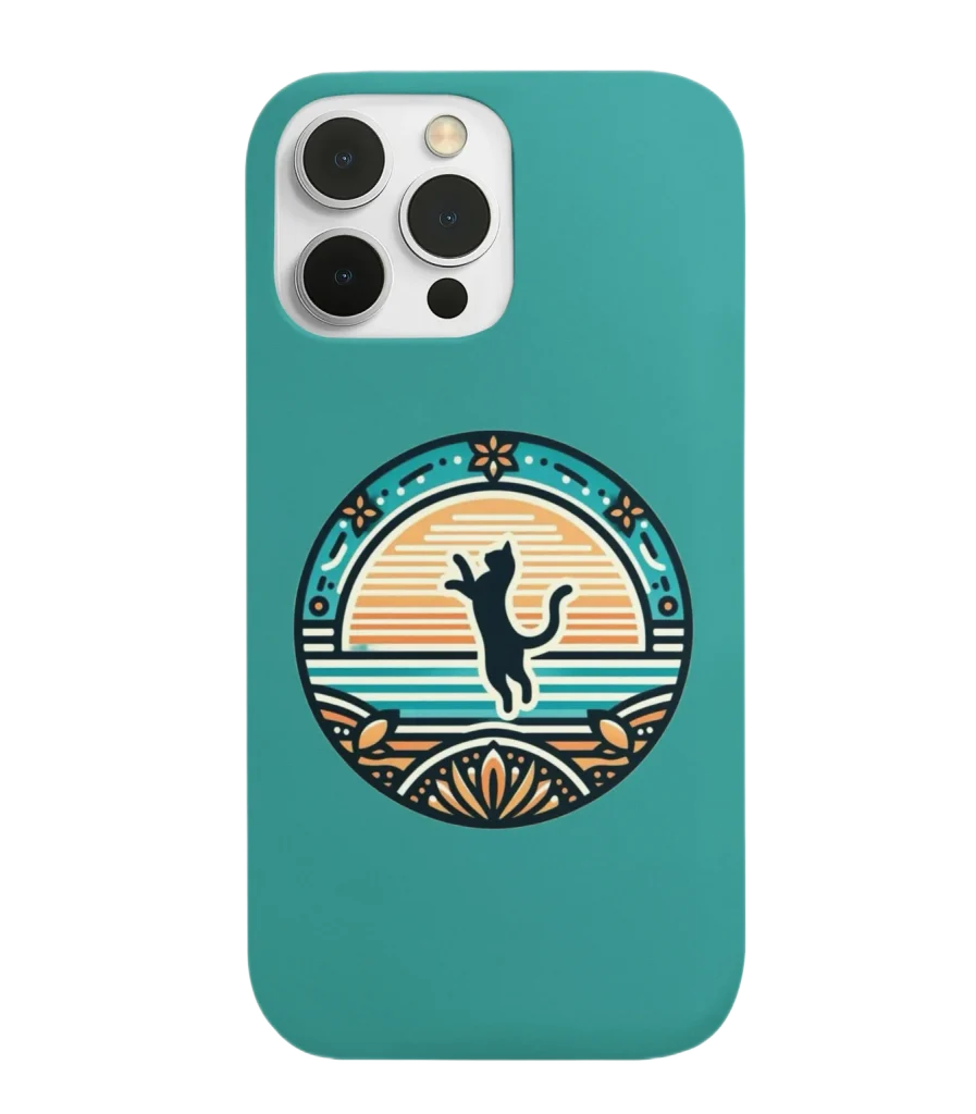 silicone tpu void cat lover phone case