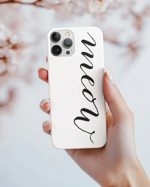 silicone tpu void cat lover phone case