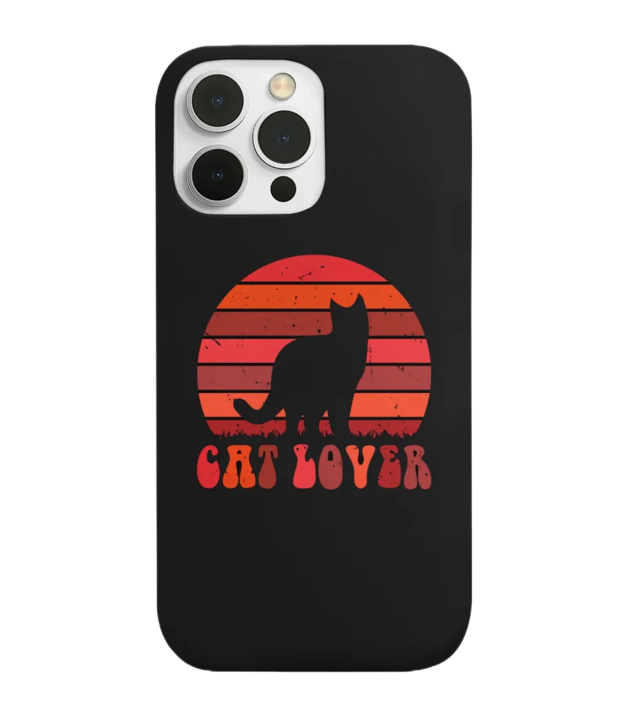 silicone tpu void cat lover phone case