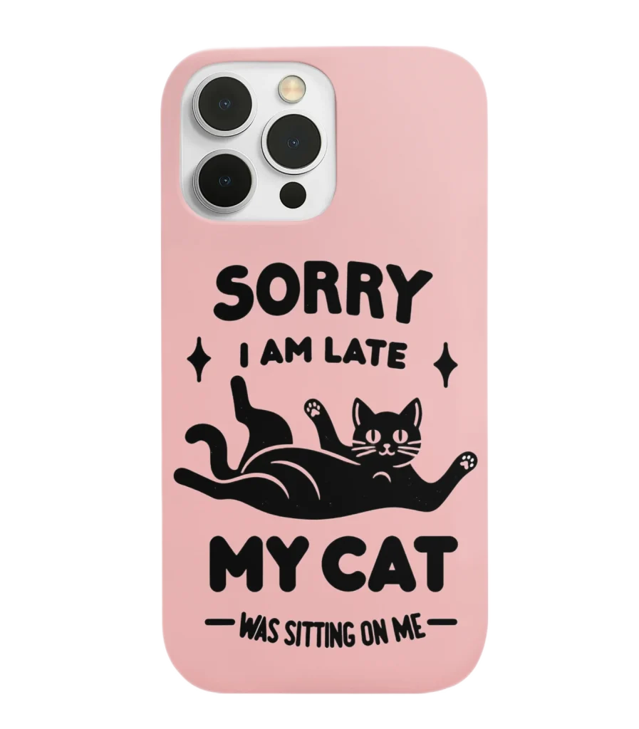 silicone tpu void cat lover phone case
