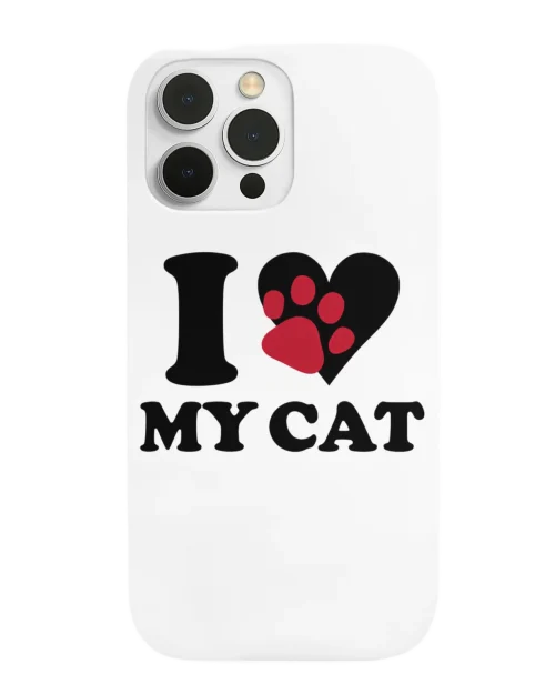 silicone tpu void cat lover phone case