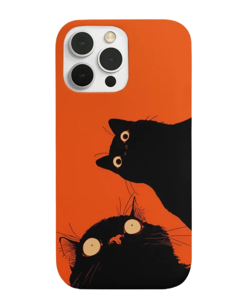 silicone tpu void cat lover phone case